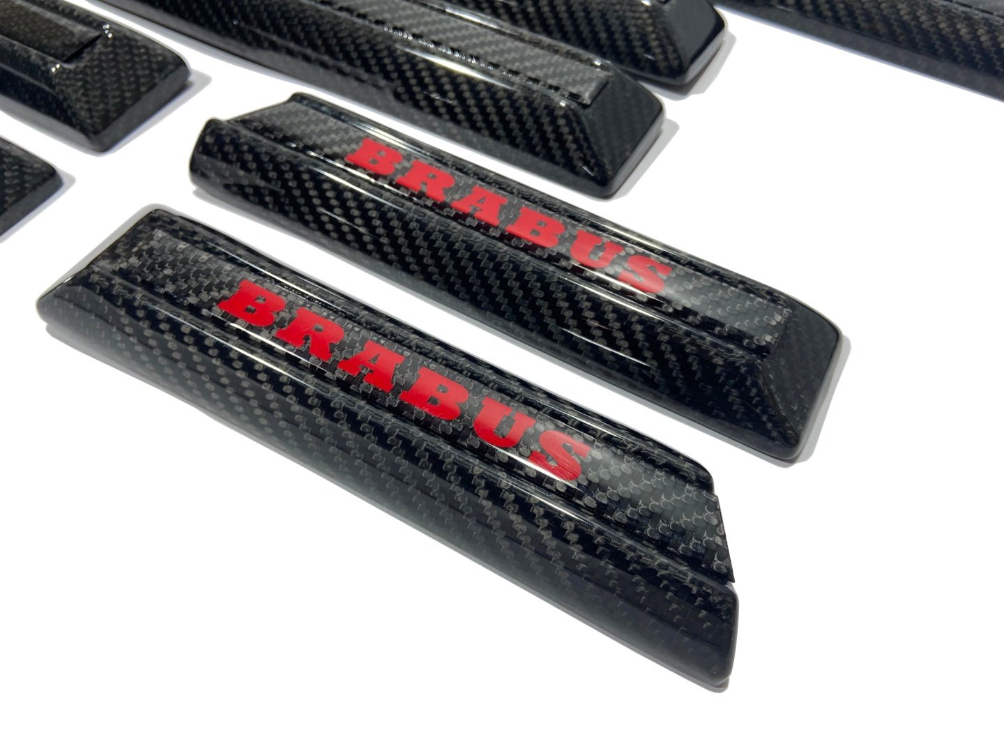 Carbon fiber solid side mouldings with insertions complete set AMG Brabus - Custom Class