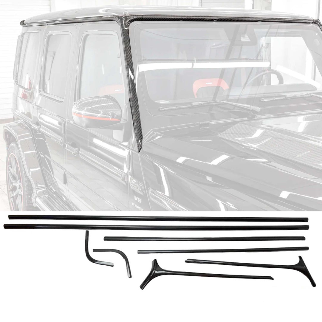 Carbon fiber upper mouldings roof trim for Mercedes-Benz G-Class W463A W464 AMG G63 - Custom Class