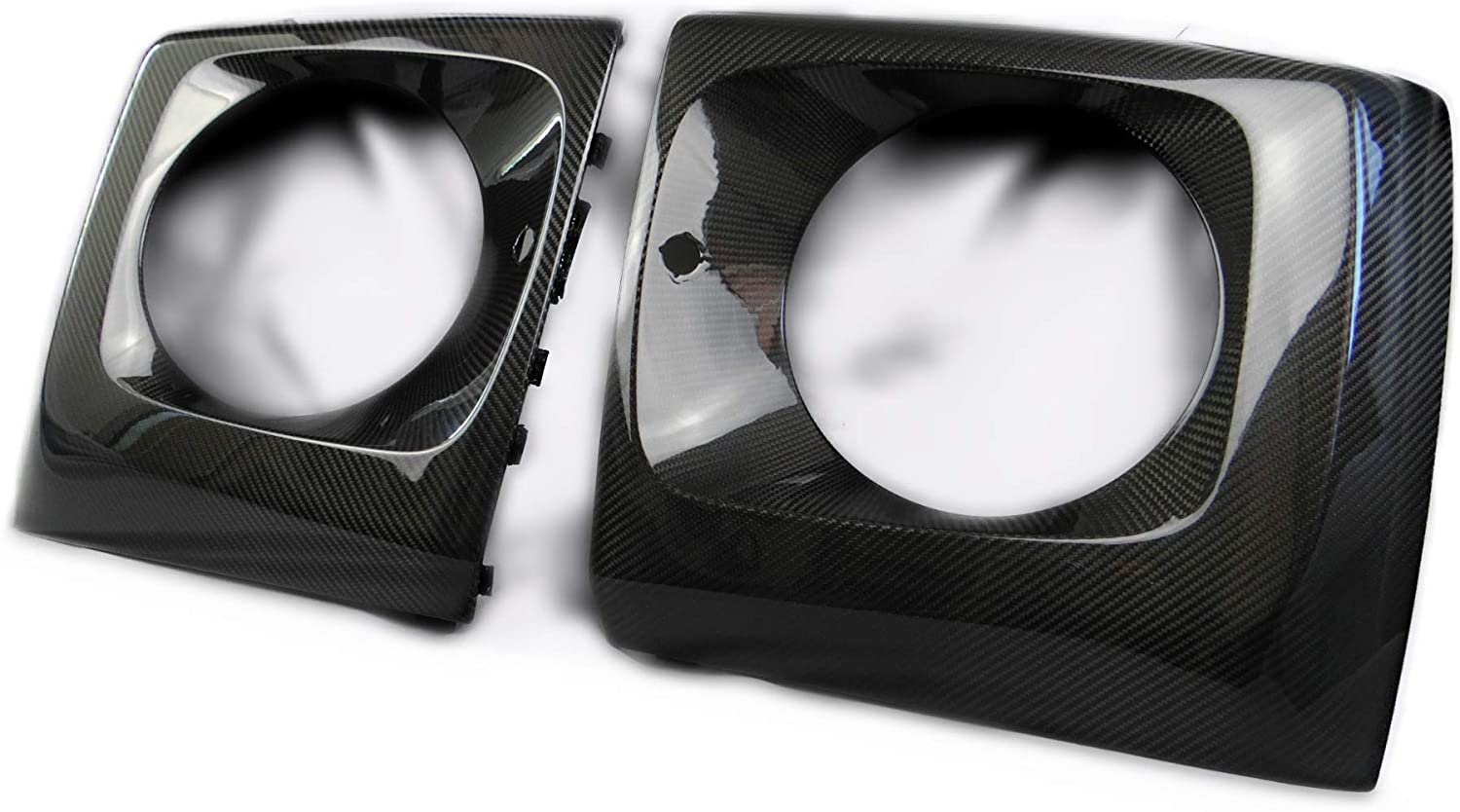 Carbon Front Headlight Covers for Mercedes-Benz W463A W464 - Custom Class