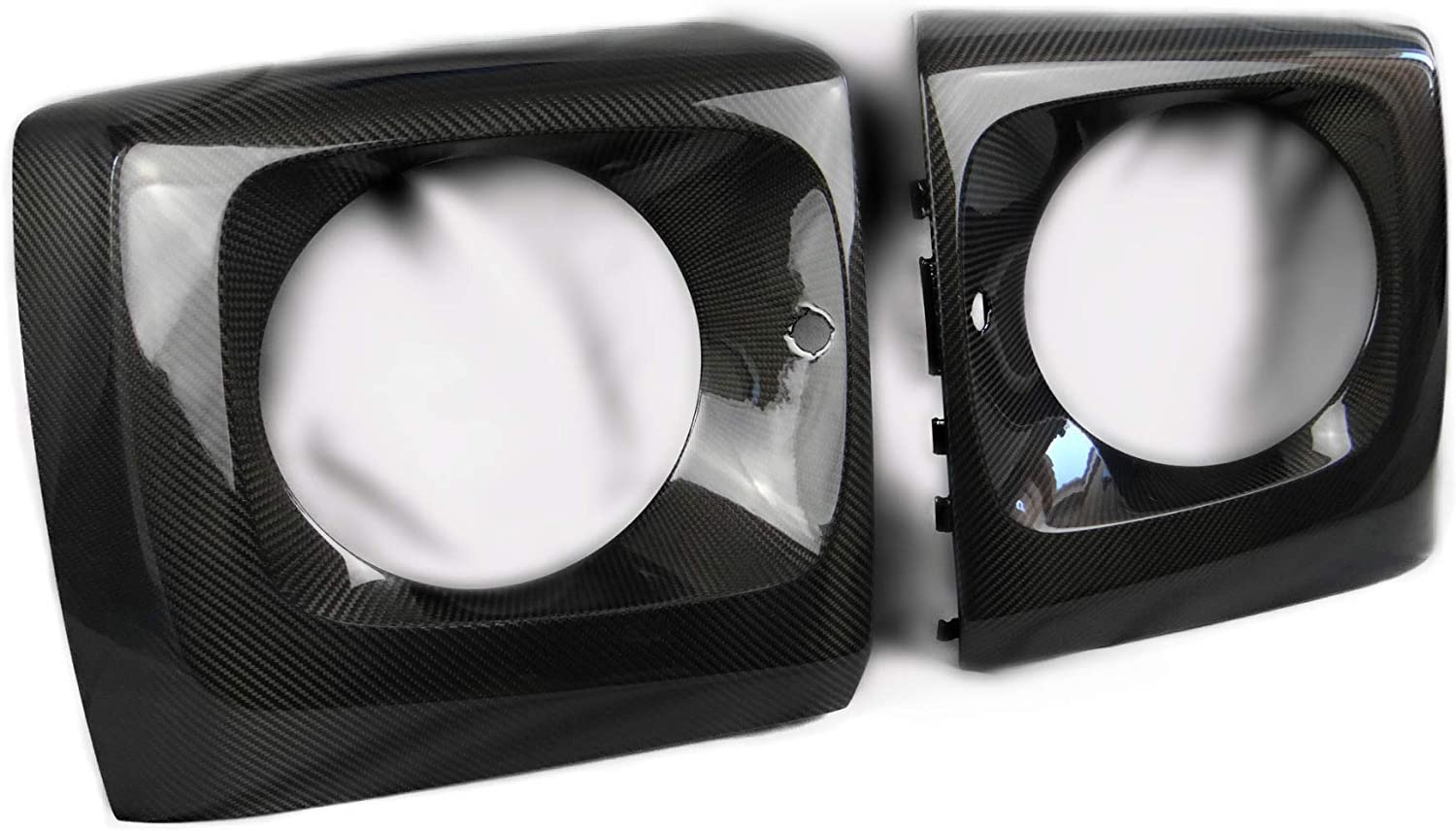 Carbon Front Headlight Covers for Mercedes-Benz W463A W464 - Custom Class