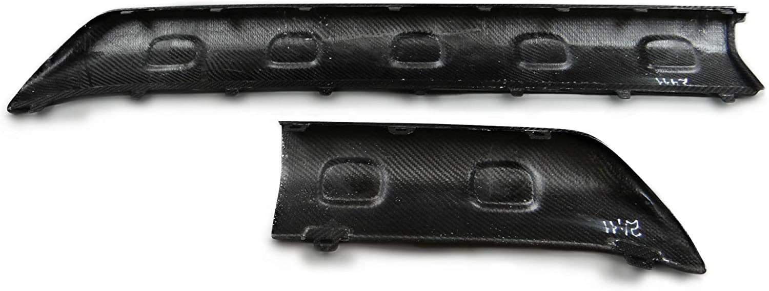 Carbon Front Lip Spoiler Diffuser 2 pcs for Mercedes-Benz W463A with front AMG bumper - Custom Class