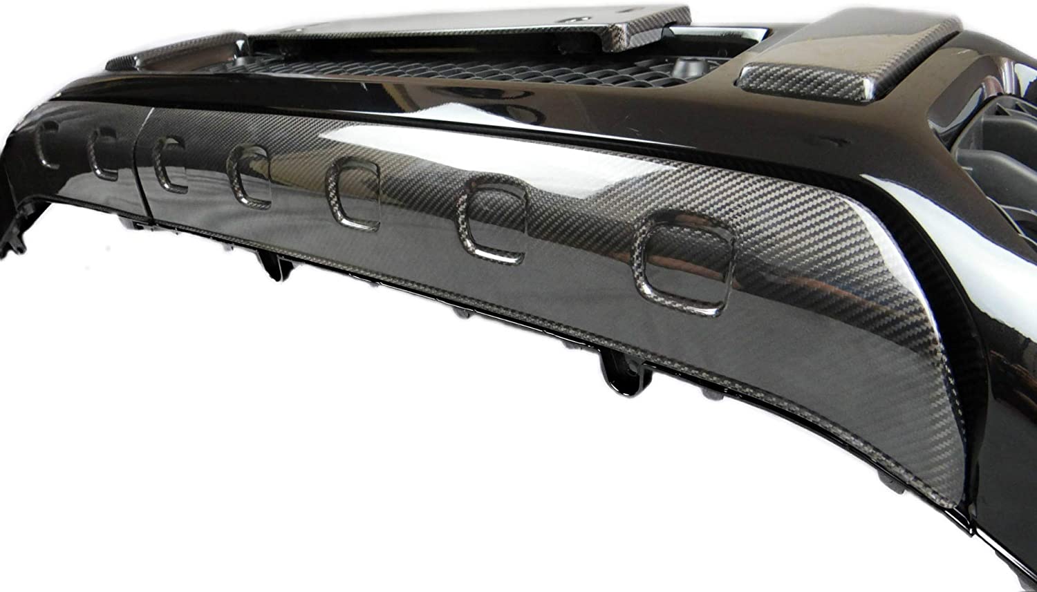 Carbon Front Lip Spoiler Diffuser 2 pcs for Mercedes-Benz W463A with front AMG bumper - Custom Class