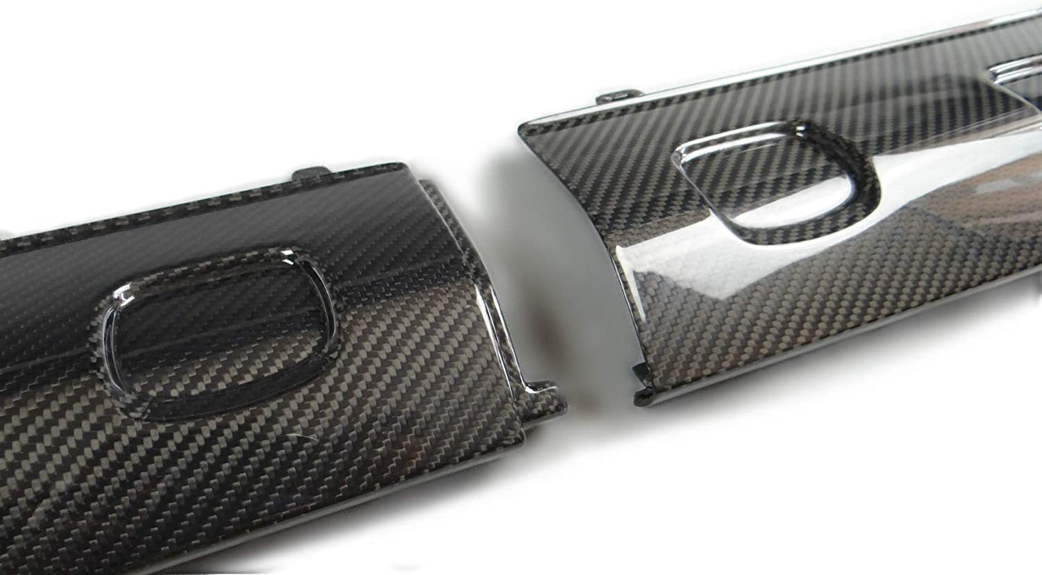 Carbon Front Lip Spoiler Diffuser 2 pcs for Mercedes-Benz W463A with front AMG bumper - Custom Class
