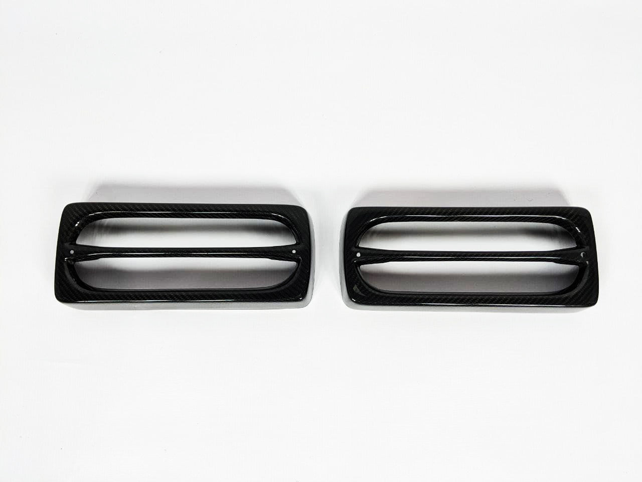 Carbon Mansory Rear Tail Light Covers 2 pcs for Mercedes W463 G Wagon - Custom Class