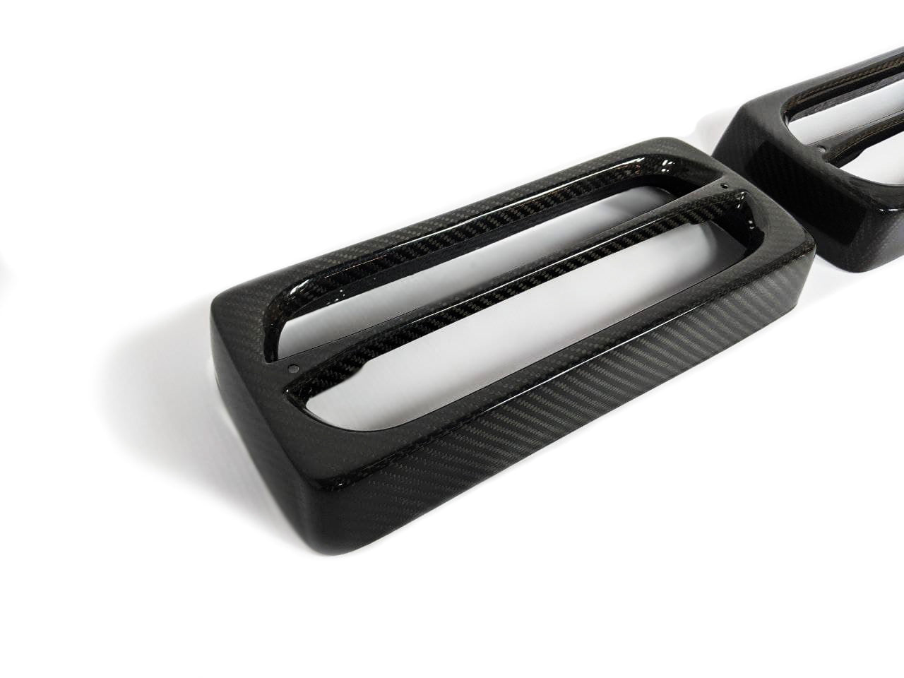 Carbon Mansory Rear Tail Light Covers 2 pcs for Mercedes W463 G Wagon - Custom Class