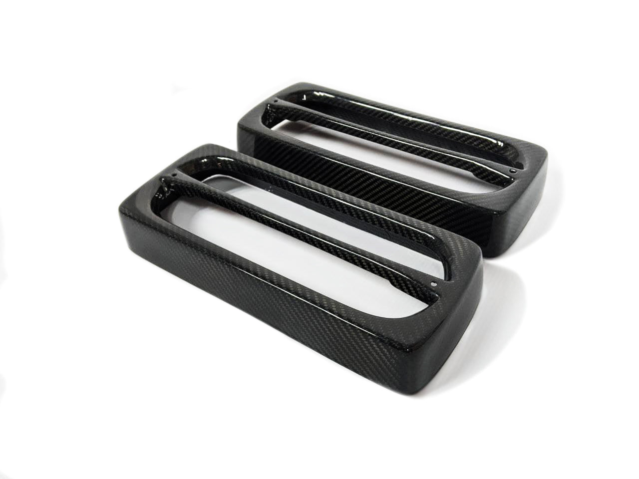 Carbon Mansory Rear Tail Light Covers 2 pcs for Mercedes W463 G Wagon - Custom Class