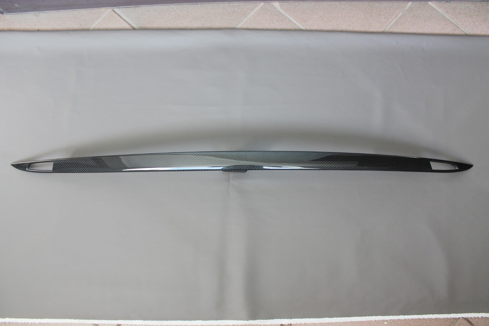 Carbon Rear Trunk Trim for Tesla Modes S - Custom Class