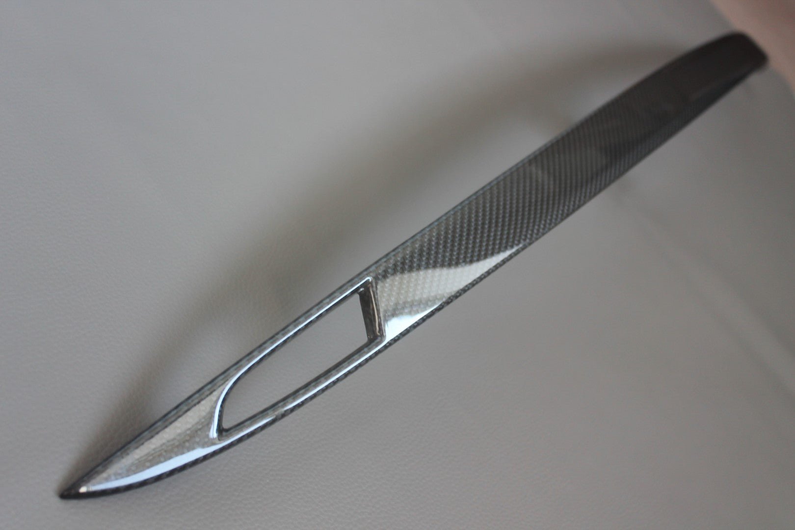 Carbon Rear Trunk Trim for Tesla Modes S - Custom Class