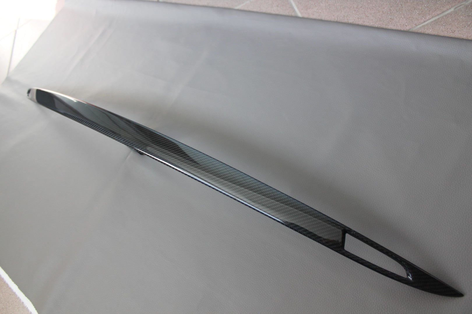 Carbon Rear Trunk Trim for Tesla Modes S - Custom Class