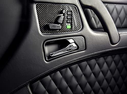 Door Panels Buttons Carbon Covers Set - Custom Class