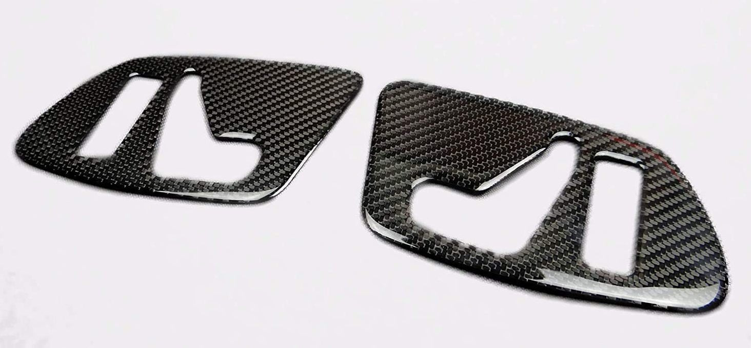 Door Panels Buttons Carbon Covers Set - Custom Class