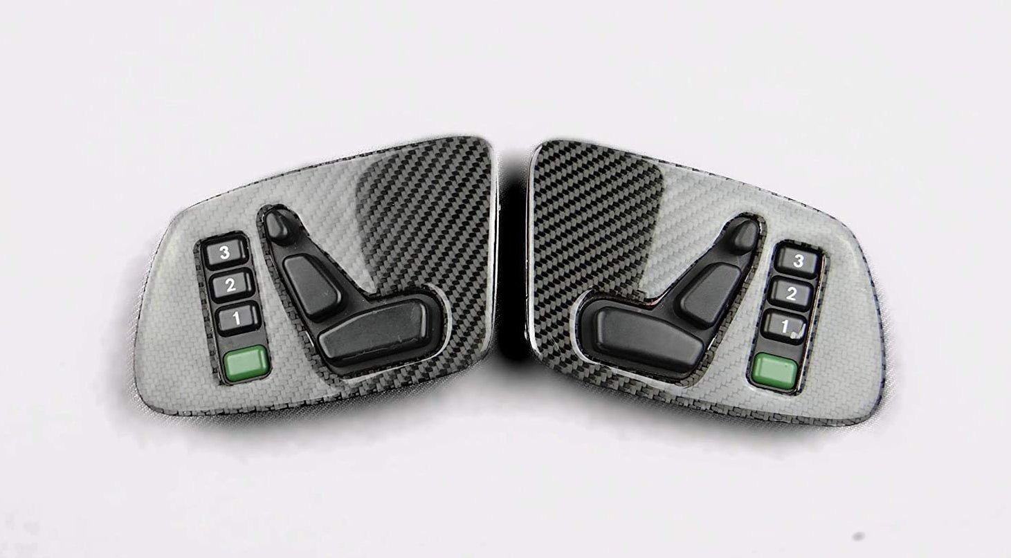 Door Panels Buttons Carbon Covers Set - Custom Class