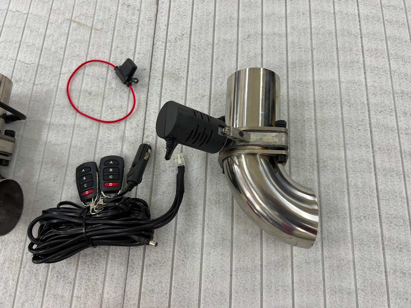 Electric remote controlled power valve for exhaust system Mercedes-Benz W463 W463a W464 - Custom Class
