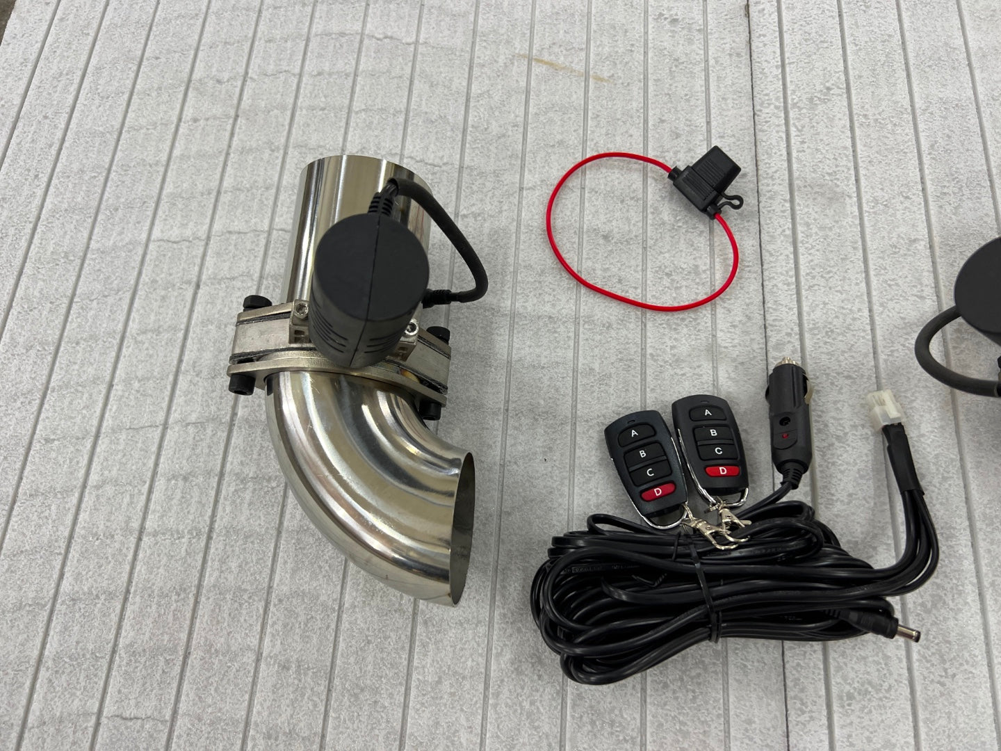 Electric remote controlled power valve for exhaust system Mercedes-Benz W463 W463a W464 - Custom Class