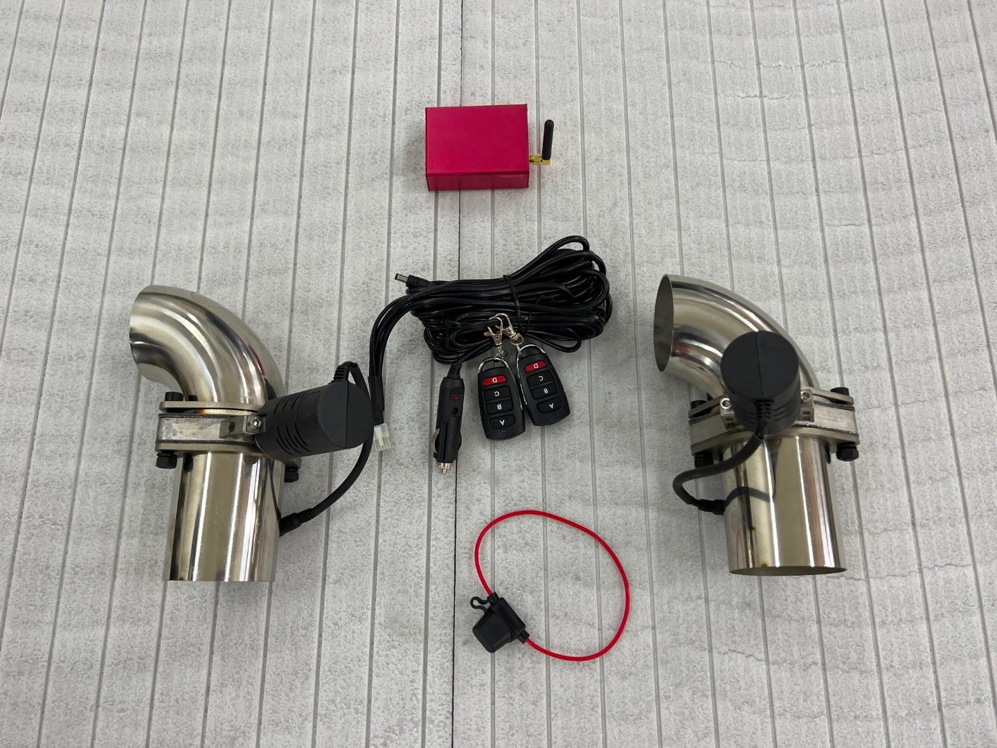 Electric remote controlled power valve for exhaust system Mercedes-Benz W463 W463a W464 - Custom Class