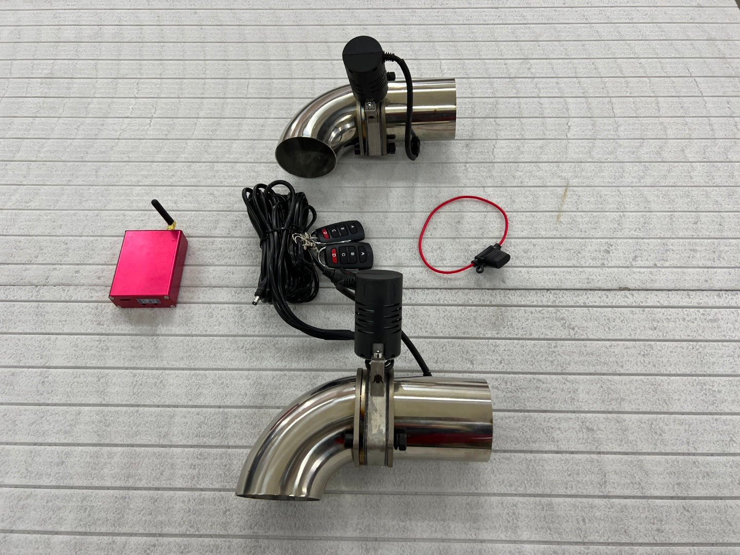 Electric remote controlled power valve for exhaust system Mercedes-Benz W463 W463a W464 - Custom Class