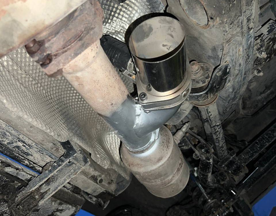 Electric remote controlled power valve for exhaust system Mercedes-Benz W463 W463a W464 - Custom Class