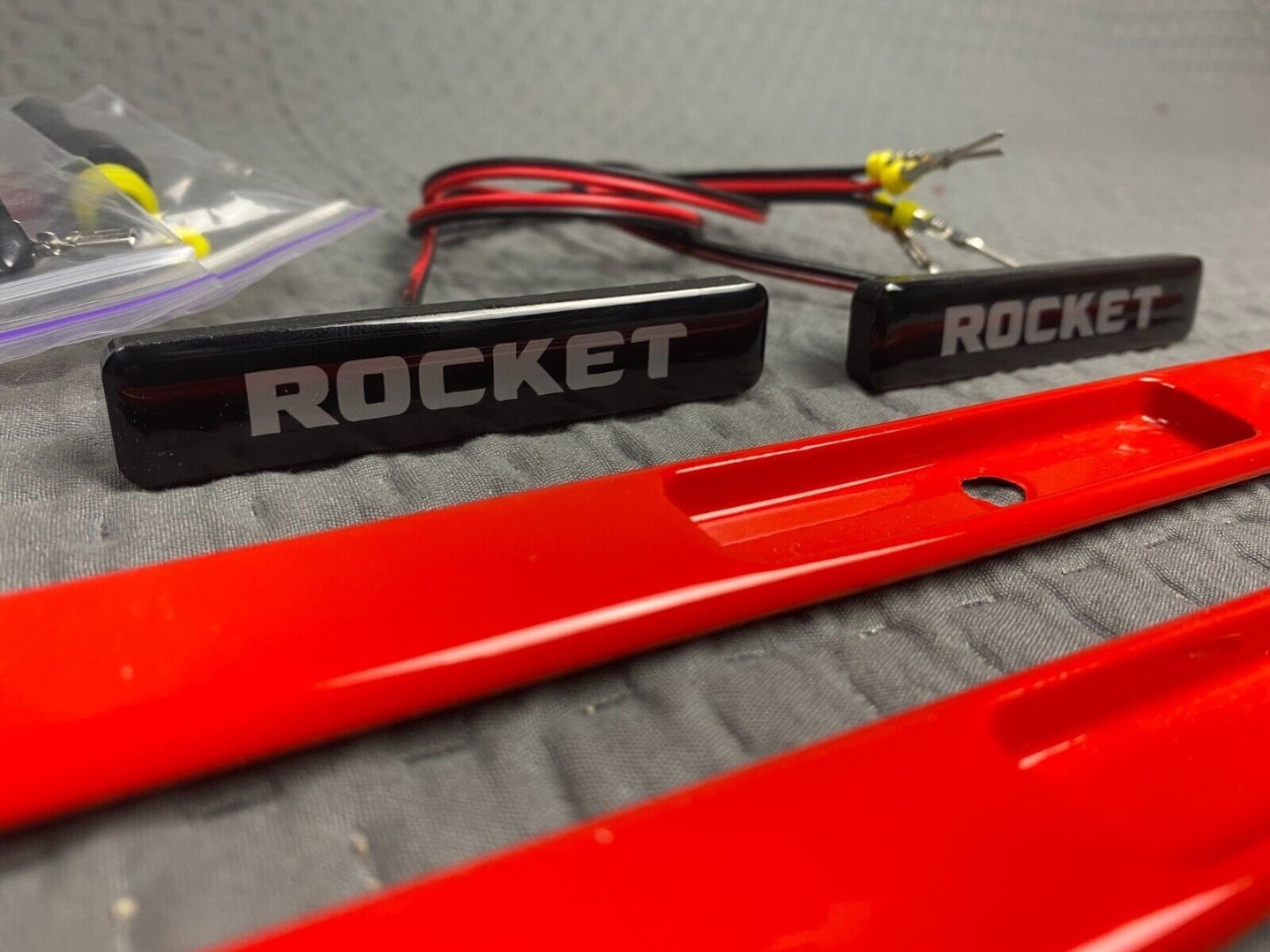 Fender Insert LED Emblem Brabus Rocket Style Badge for Mercedes G Wagon W463A - Custom Class