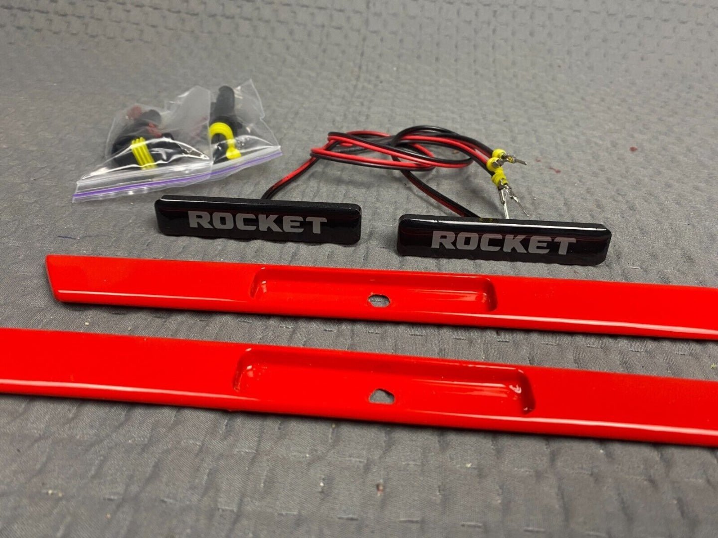 Fender Insert LED Emblem Brabus Rocket Style Badge for Mercedes G Wagon W463A - Custom Class