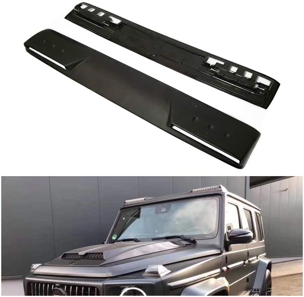 Fiberglass front roof spoiler with LEDs for Mercedes-Benz W463A W464 G-Class - Custom Class