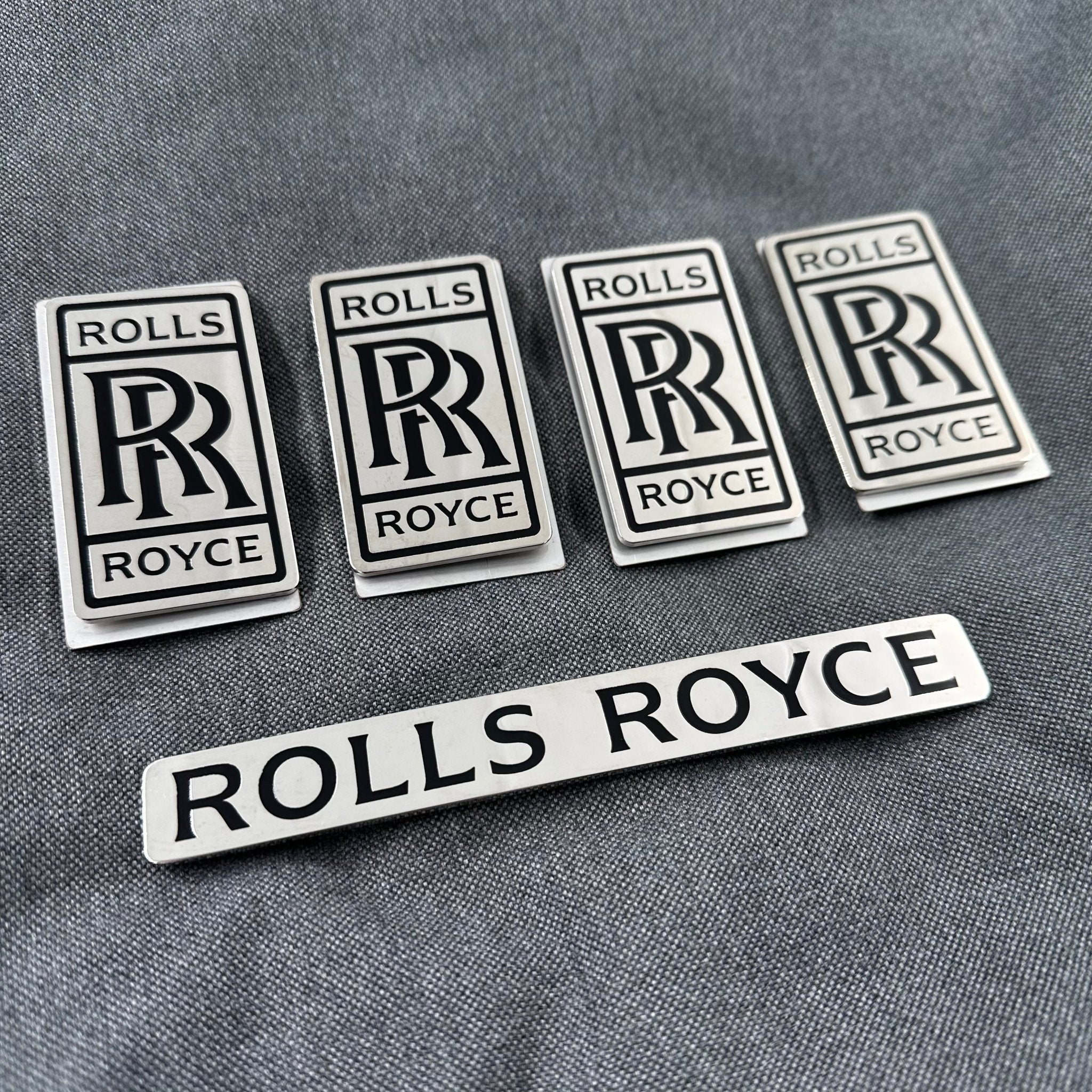 Floor Mats Emblems Badge Logo 5pcs set for Rolls Royce - Custom Class
