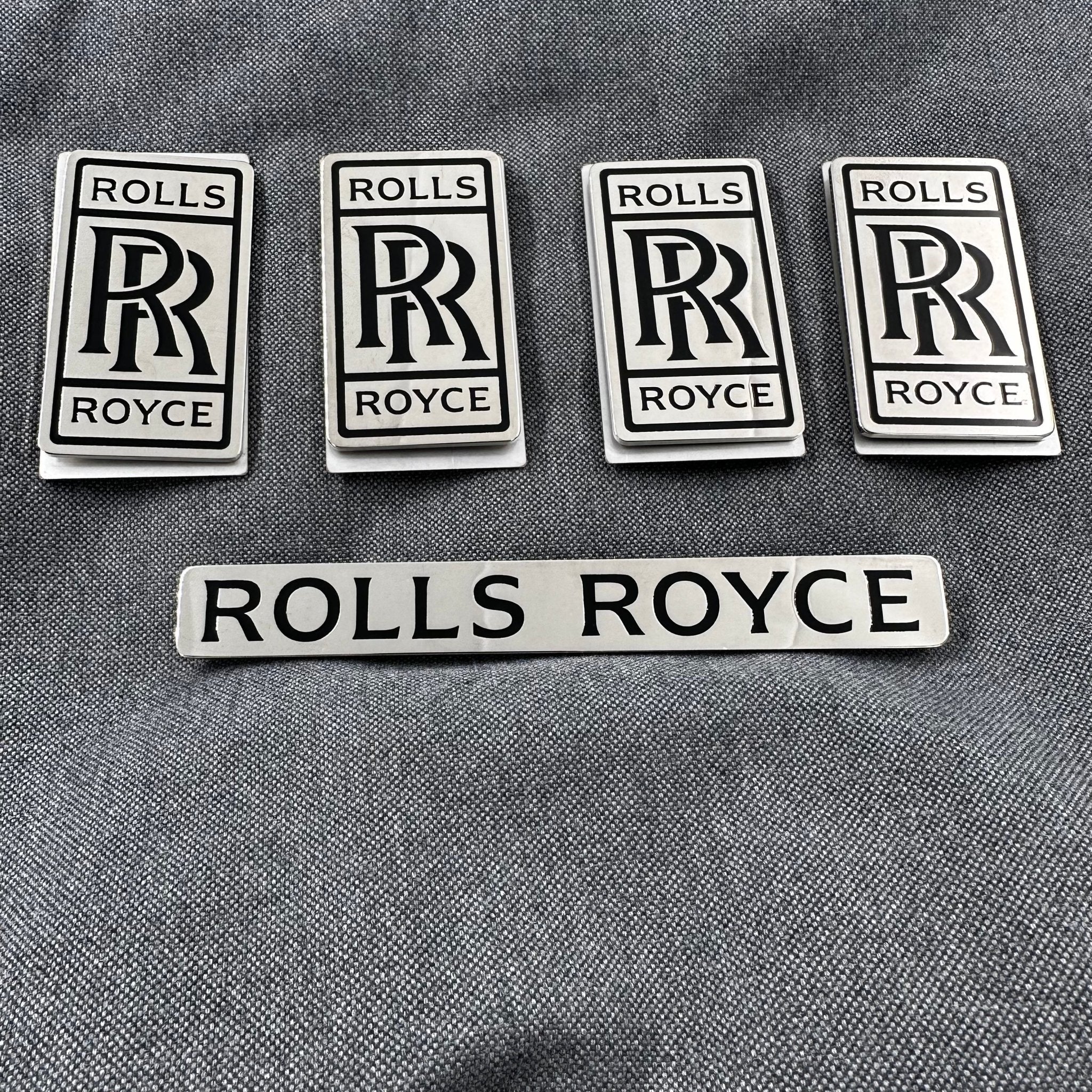 Floor Mats Emblems Badge Logo 5pcs set for Rolls Royce - Custom Class