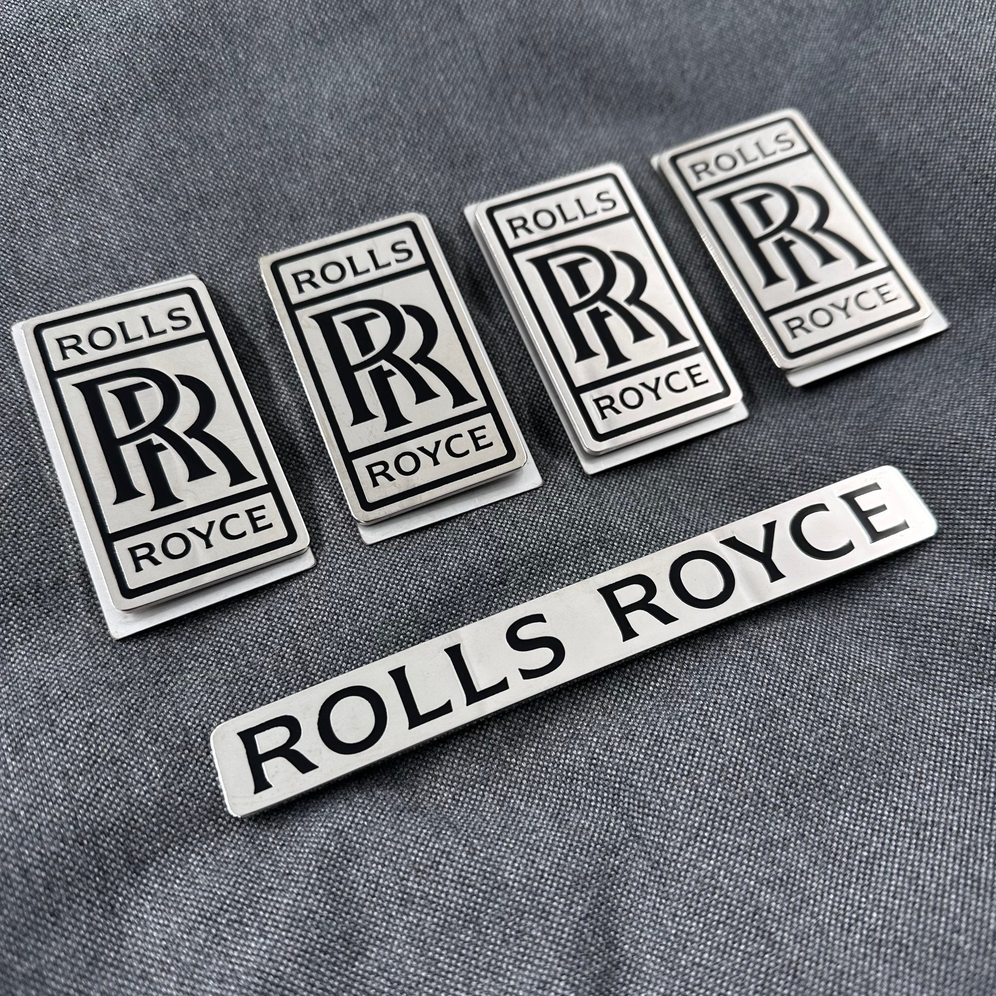 Floor Mats Emblems Badge Logo 5pcs set for Rolls Royce - Custom Class
