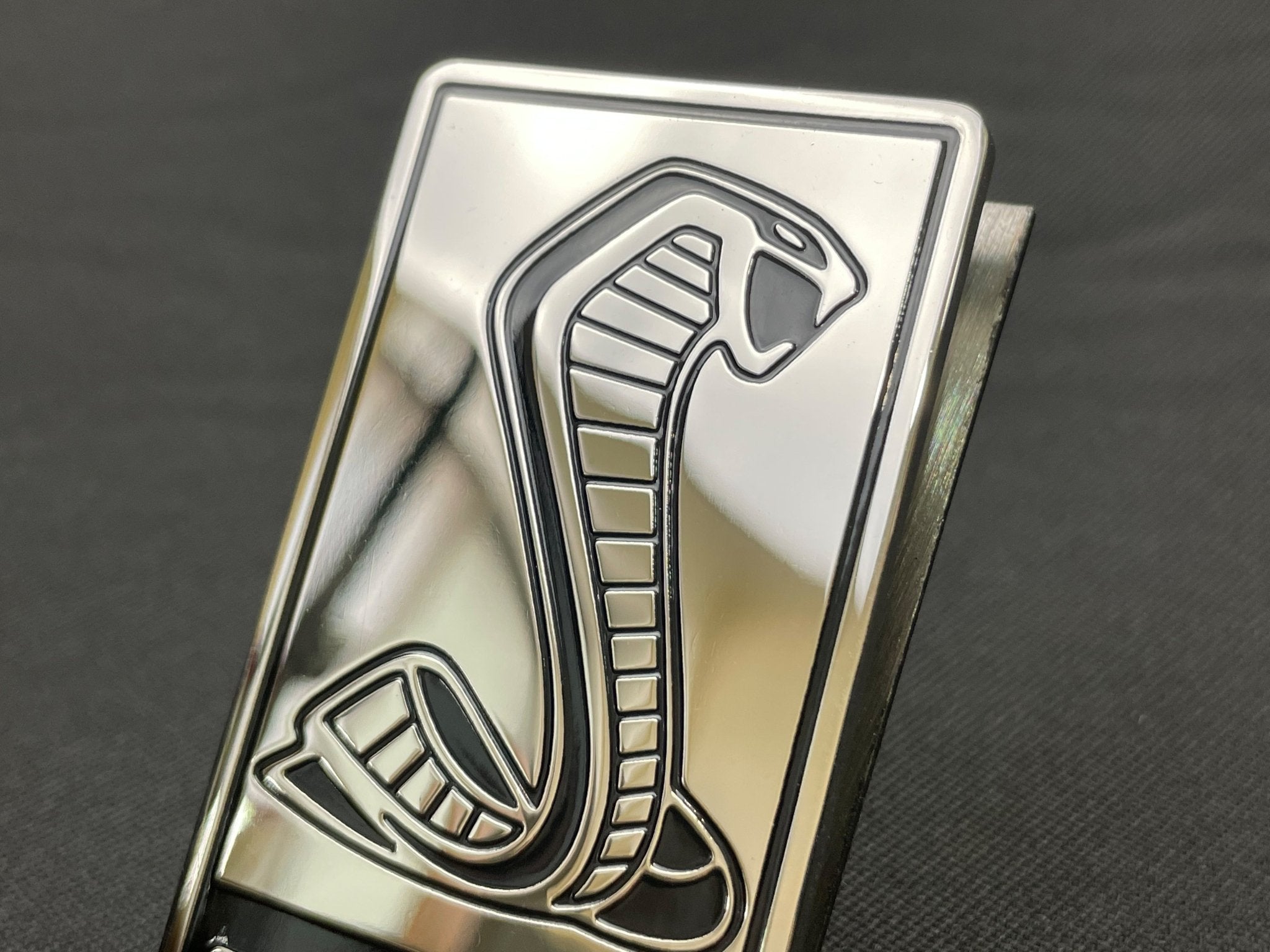 Ford Mustang Cobra GT350 style Front Grille Badge Metal Emblem - Custom Class