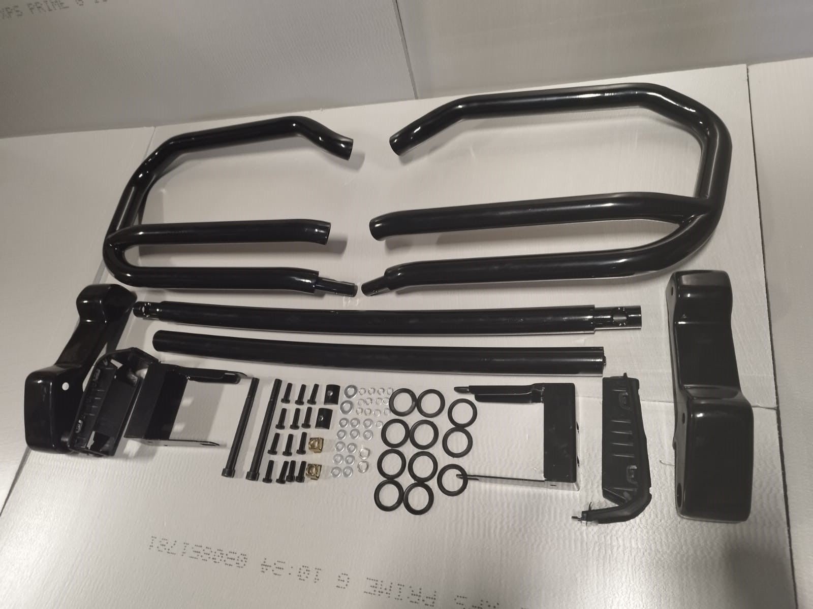 Front bumper guard stainless steel black for Mercedes-Benz G-Wagon W463A 2018+ with AMG bumper - Custom Class