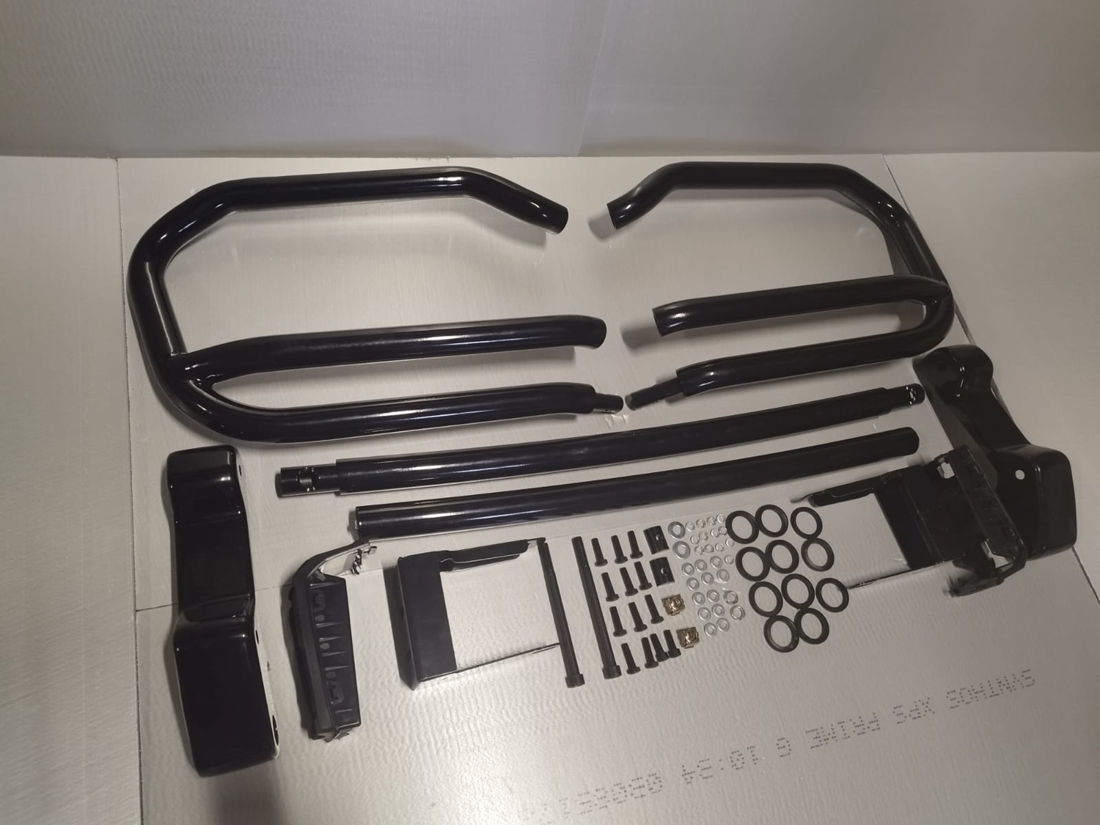 Front bumper guard stainless steel black for Mercedes-Benz G-Wagon W463A 2018+ with AMG bumper - Custom Class