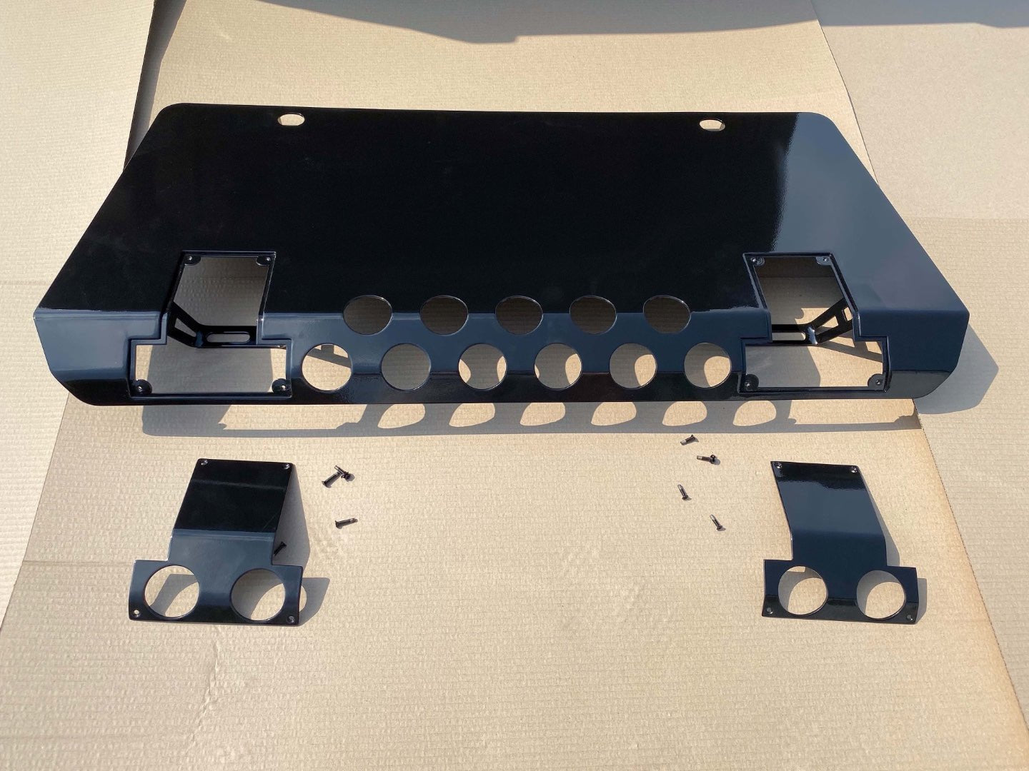 Front skid plate Stainless steel BLACK for Mercedes-Benz W463 G-Class - Custom Class