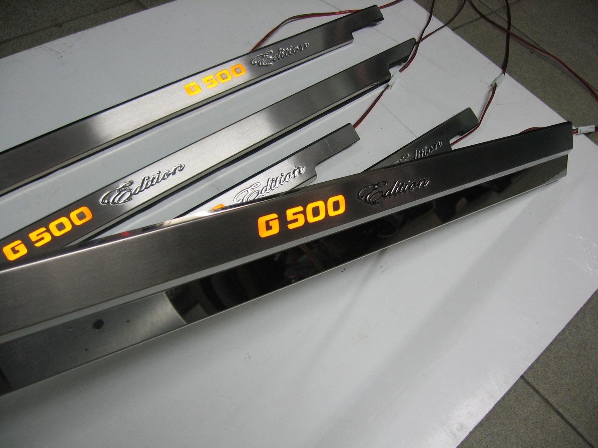 G500 LED Illuminated Door Sills 4 or 5 pcs for Mercedes-Benz G-Class W463 - Custom Class