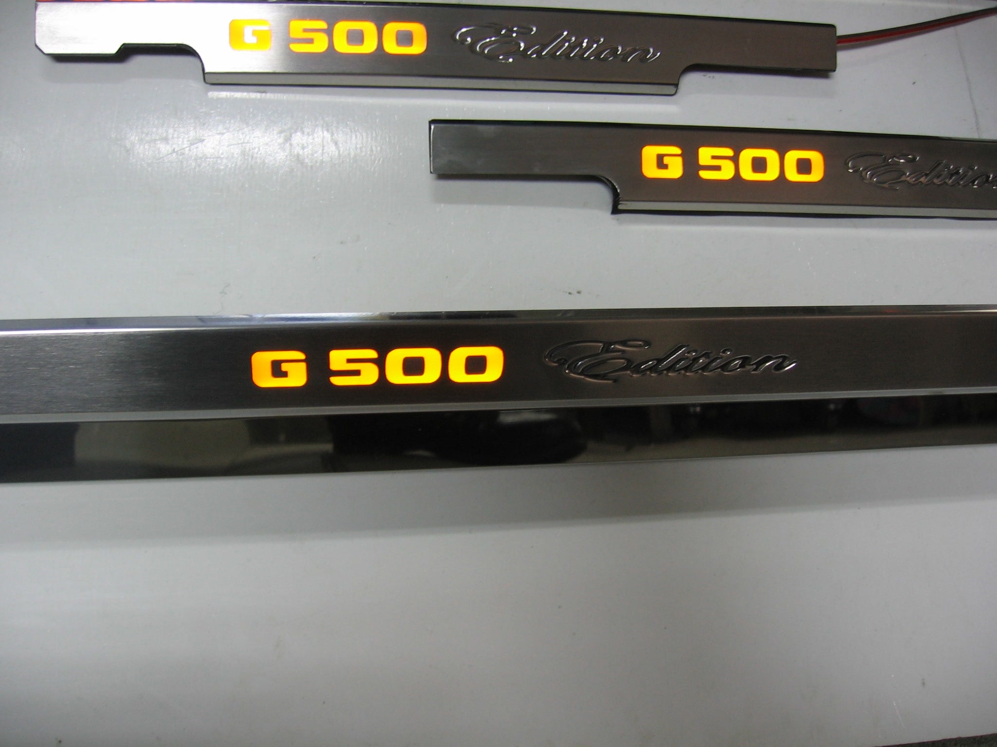 G500 LED Illuminated Door Sills 4 or 5 pcs for Mercedes-Benz G-Class W463 - Custom Class
