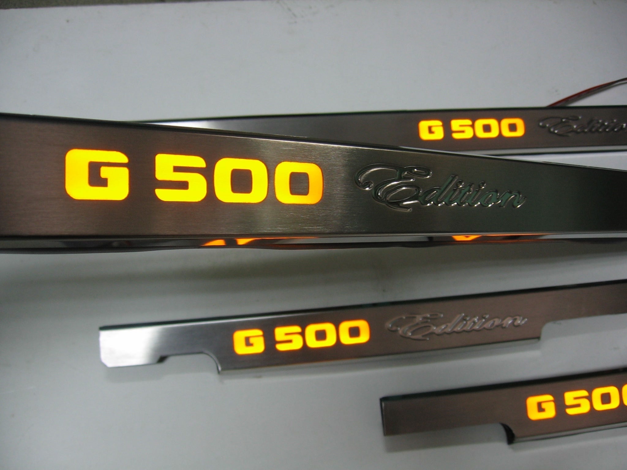 G500 LED Illuminated Door Sills 4 or 5 pcs for Mercedes-Benz G-Class W463 - Custom Class