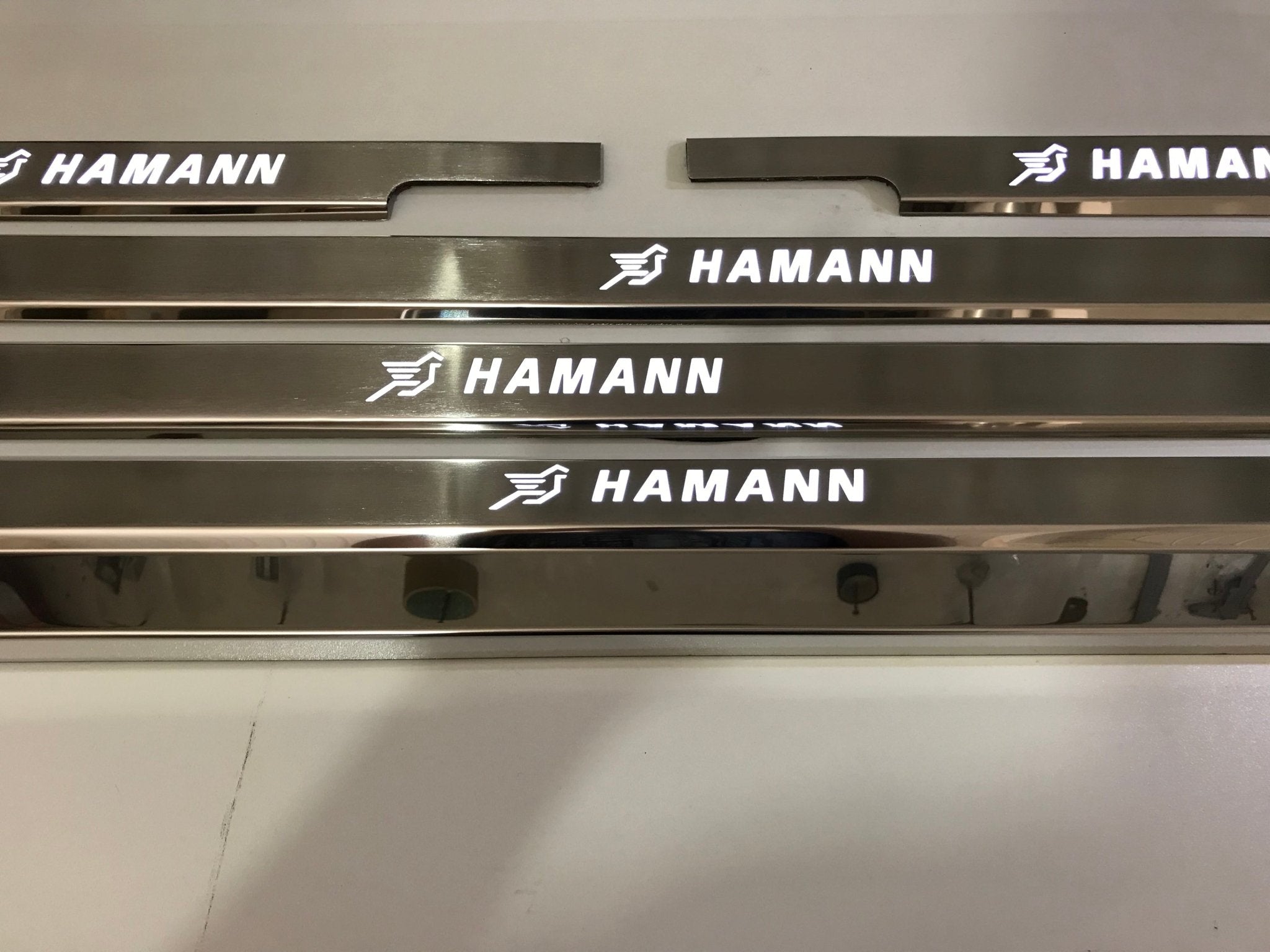 Hamann LED Illuminated Door Sills 4 or 5 pcs for Mercedes-Benz G-Class W463 - Custom Class
