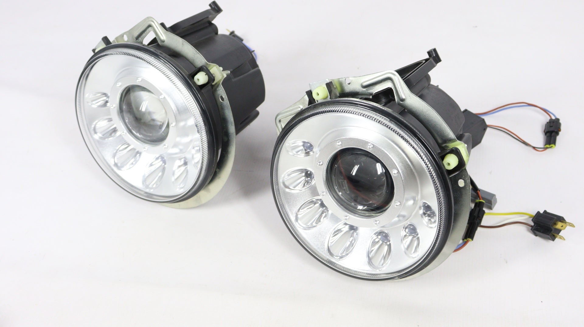 Headlight (chrome) Mansory style, small (1pc) Mercedes W463 1979-2018 - Custom Class