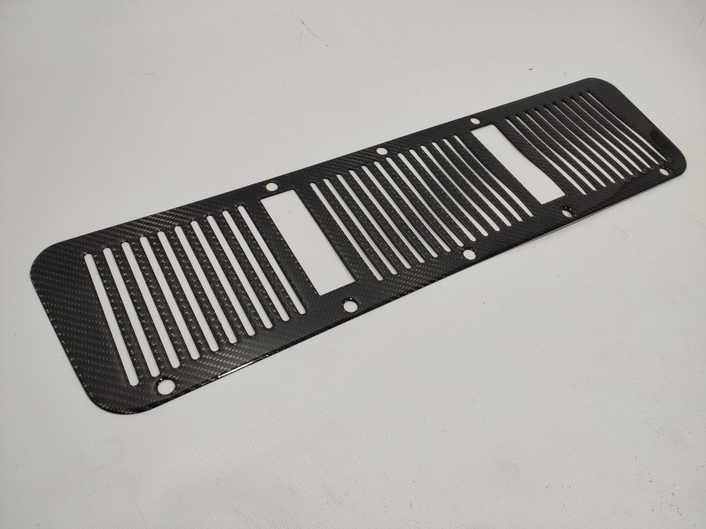 Hood Bonnet Carbon front window Washer Cover Trim till 2008 for Mercedes W463 G Wagon - Custom Class