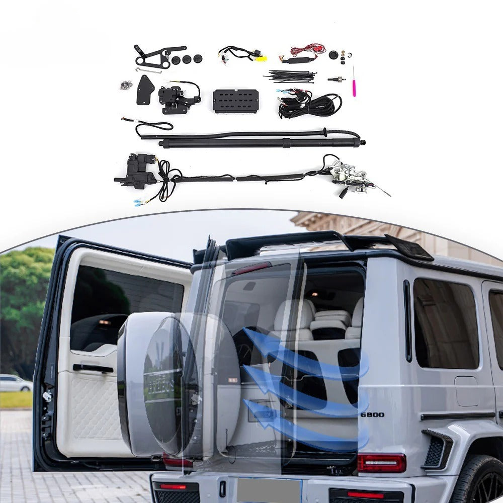 Complete Carbon Fiber, LED & Electric Tailgate Upgrade Kit for Mercedes-Benz G-Class W465 2024+