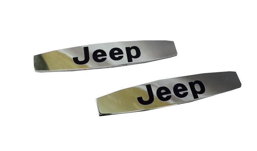 Jeep Floor Mats Emblems Logo Badges Sticker 2pcs set! - Custom Class