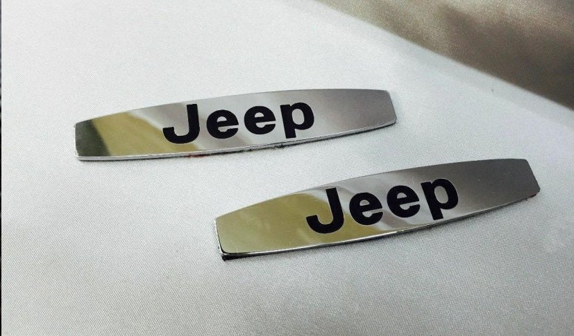 Jeep Floor Mats Emblems Logo Badges Sticker 2pcs set! - Custom Class