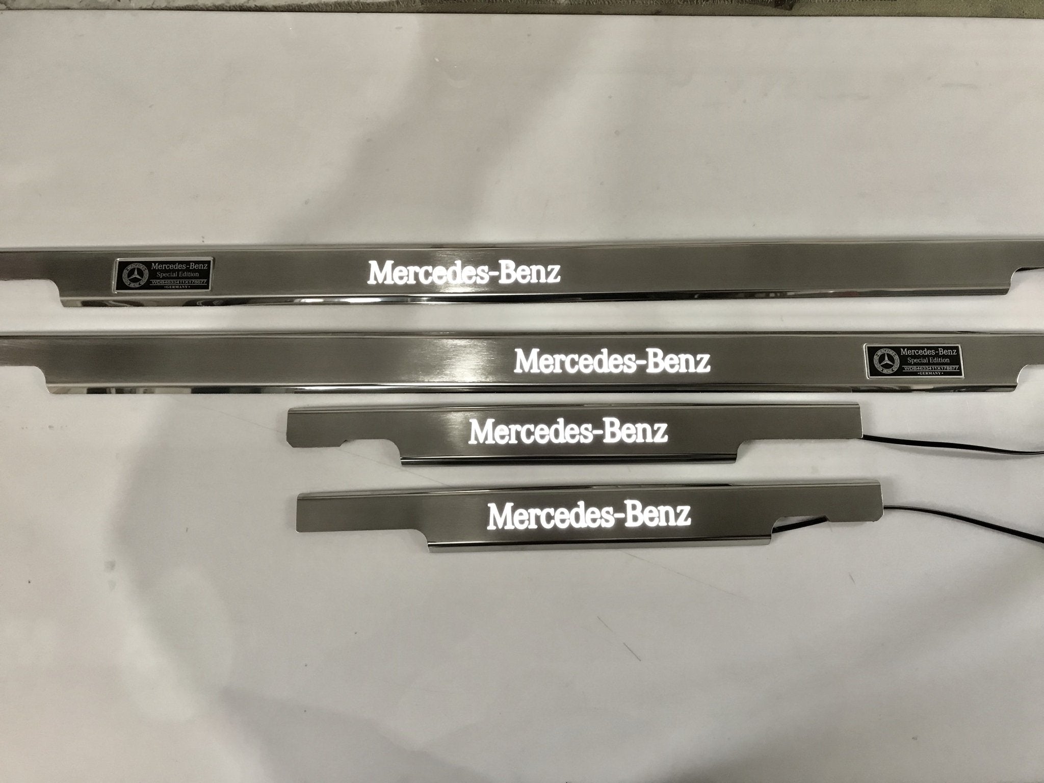 LED Illuminated Door Sills 4 or 5 pcs for Mercedes-Benz G-Class W463 - Custom Class