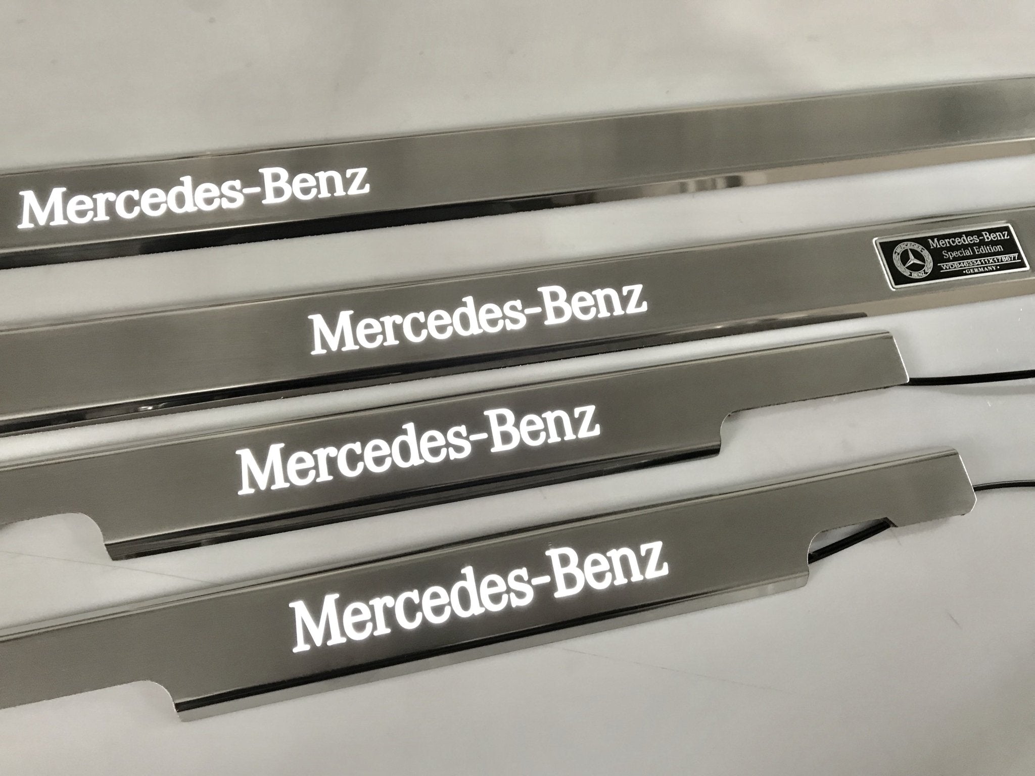 LED Illuminated Door Sills 4 or 5 pcs for Mercedes-Benz G-Class W463 - Custom Class