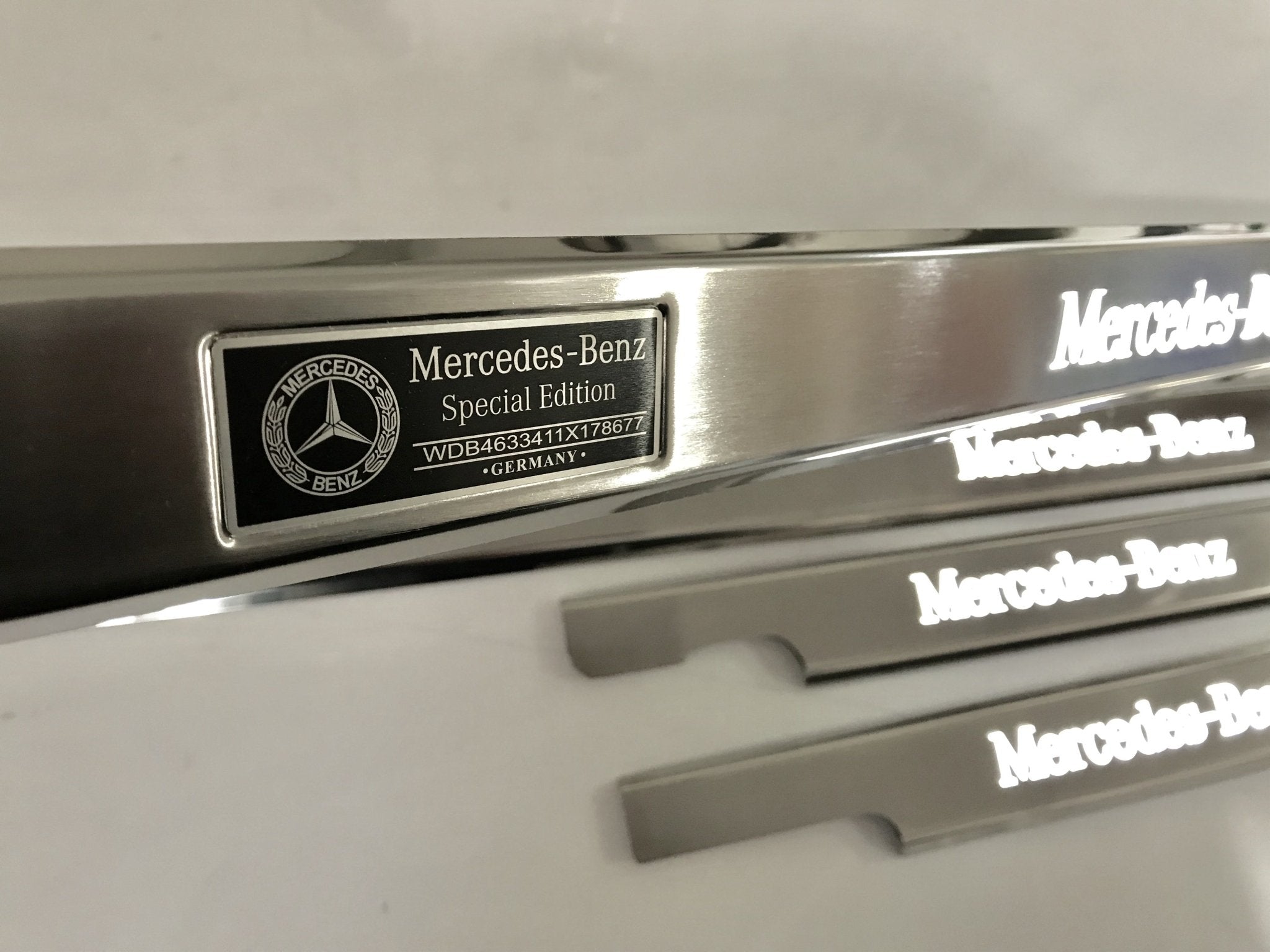 LED Illuminated Door Sills 4 or 5 pcs for Mercedes-Benz G-Class W463 - Custom Class