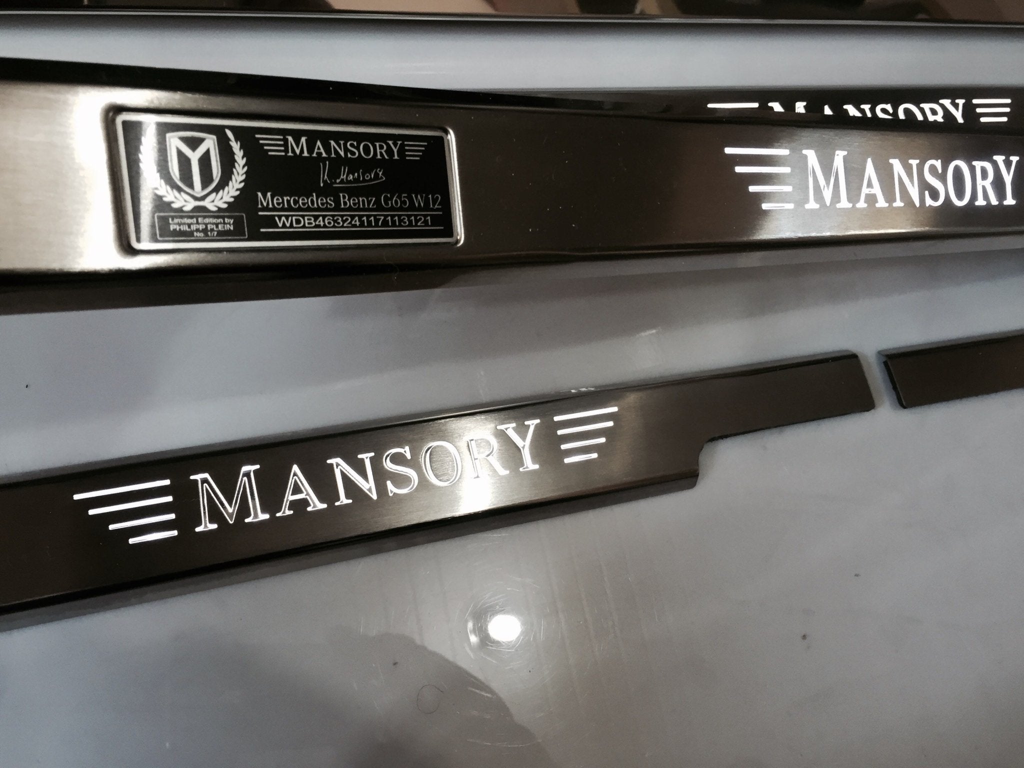 Mansory LED Illuminated Door Sills 4 or 5 pcs for Mercedes-Benz G-Class W463 - Custom Class