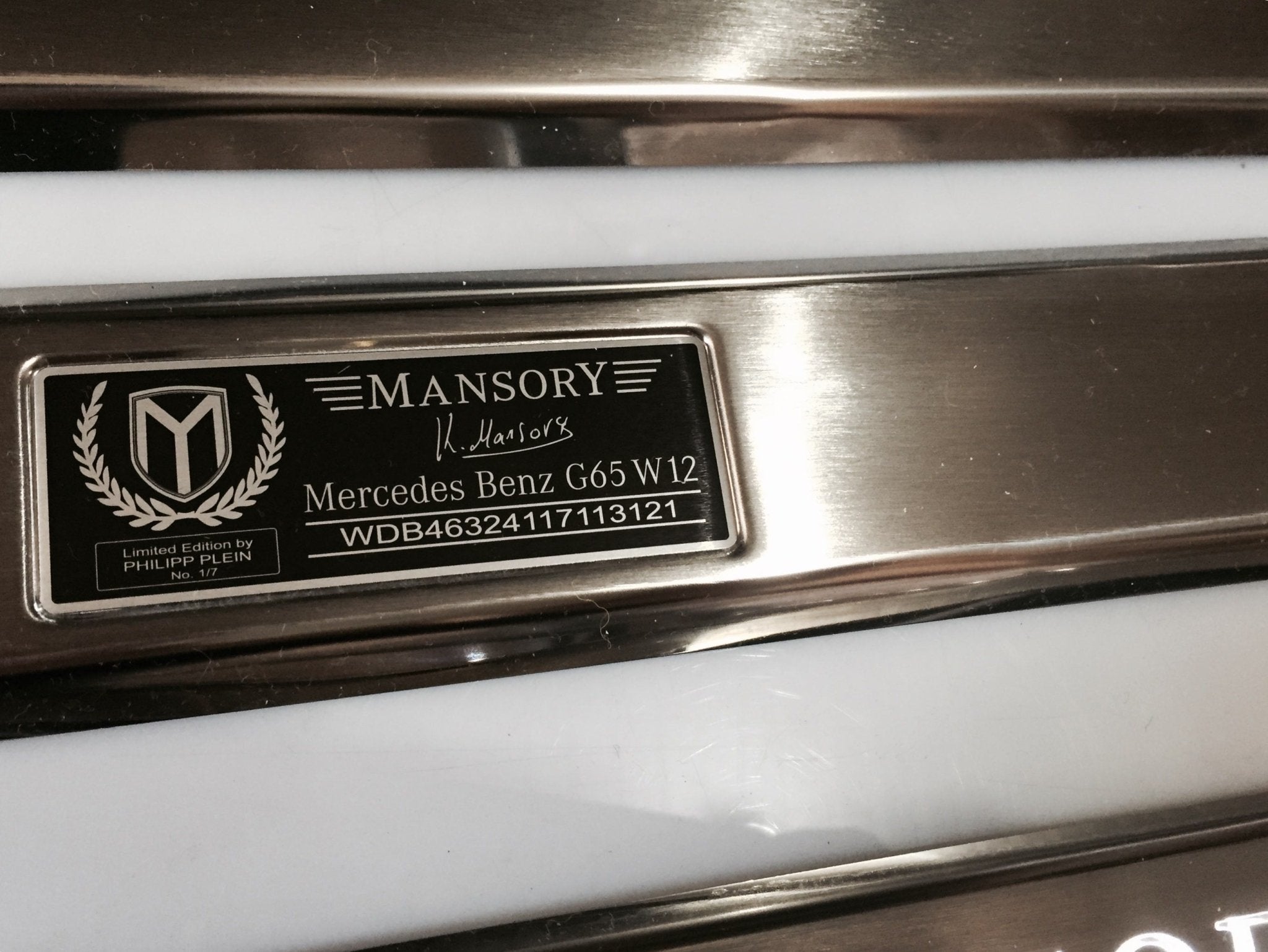 Mansory LED Illuminated Door Sills 4 or 5 pcs for Mercedes-Benz G-Class W463 - Custom Class