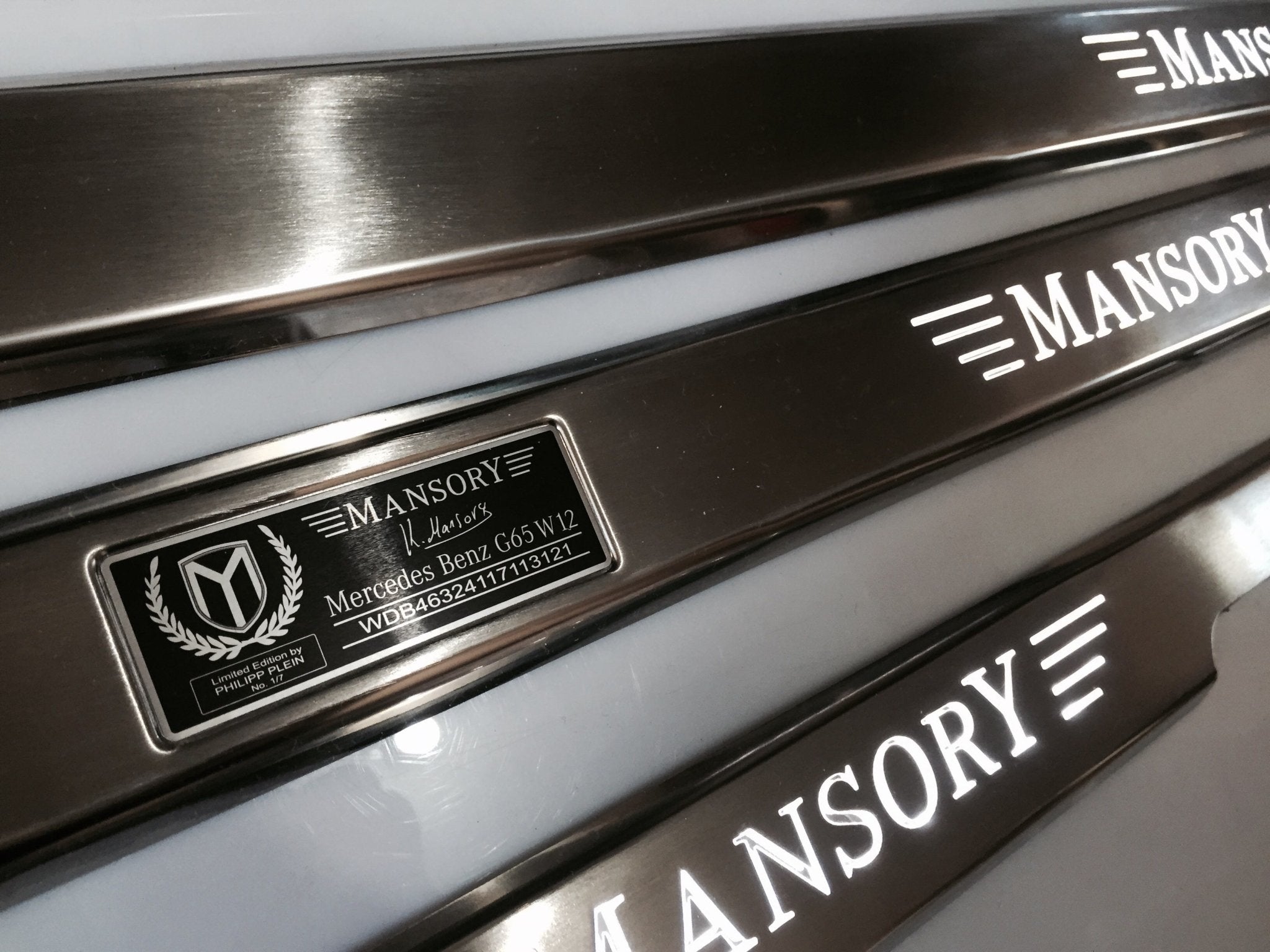 Mansory LED Illuminated Door Sills 4 or 5 pcs for Mercedes-Benz G-Class W463 - Custom Class