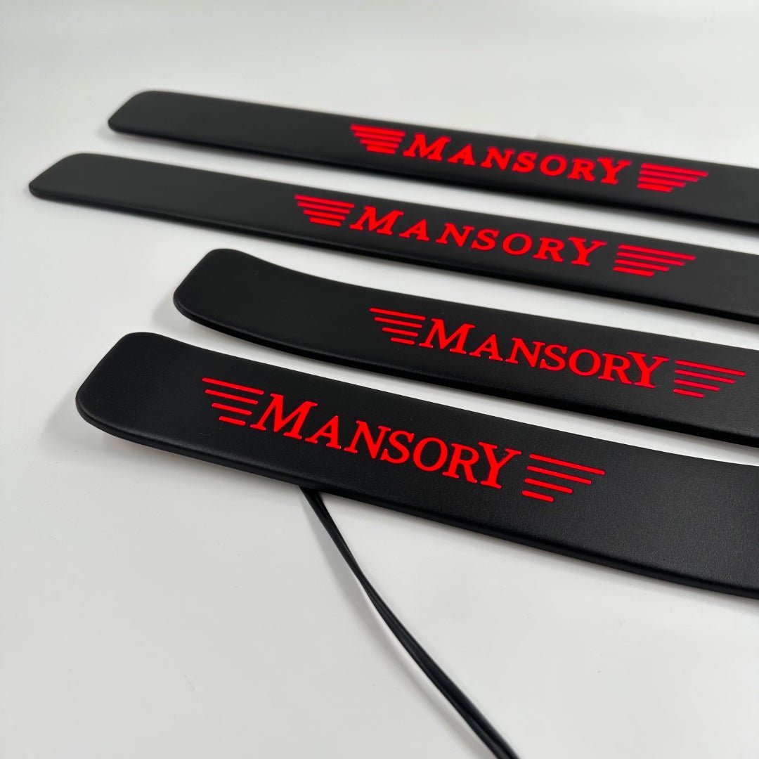 Mansory RED LED Illuminated Door Sills 4 pcs for Mercedes-Benz W463A W464 G-Class - Custom Class