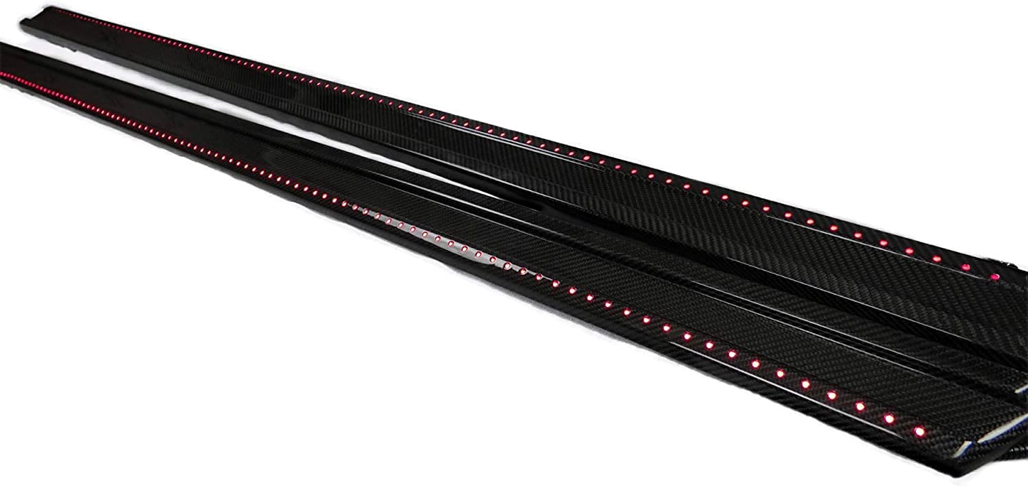 Mansory Side Entrance mouldings Carbon Fiber LED 2 pcs for Mercedes-Benz G-Wagon G-Class W463 G63 G55 G500 - Custom Class
