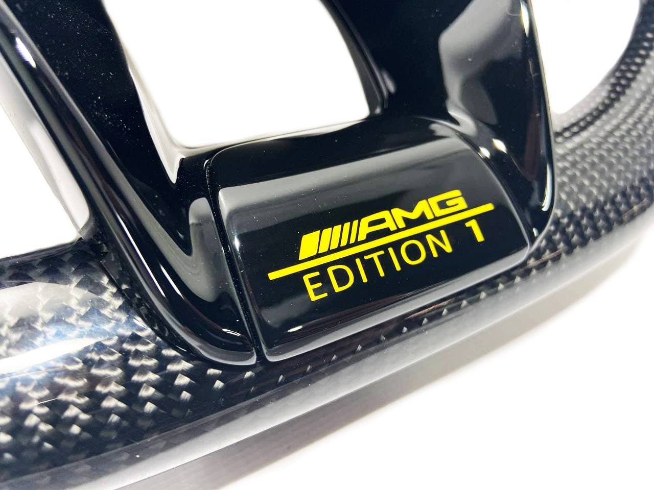 Mercedes-Benz Carbon Alcantara Steering Wheel AMG Style W222 W205 GLS GLE CLS - Custom Class