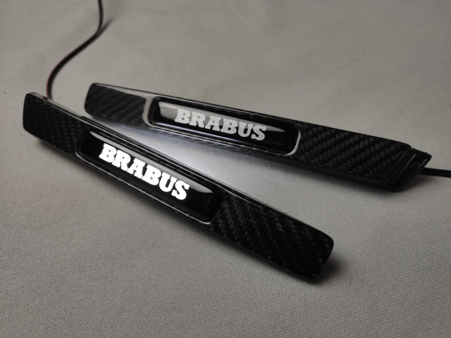 Mercedes-Benz G-Class W463 Led Illuminated Fenders Side Carbon Insertions 2pcs Set for Brabus Widestar - Custom Class